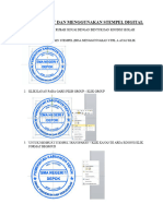 TUTORIAL DAN CARA PENGGUNAAN CAP DIGITAL