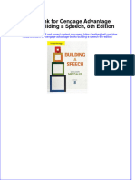Tbbell Document 706download PDF Test Bank For Cengage Advantage Books Building A Speech 8Th Edition Online Ebook Full Chapter