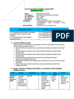 Kompetensi Dasar Indikator Pencapaian Kompetensi: Problem Based Learning (PBL)