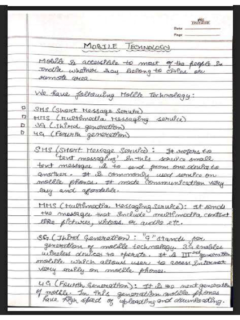 Class Notes | PDF