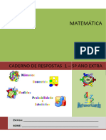 5 Ano Caderno 1 MatemÃ¡tica Atividades Extras Respostas