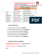 4 PRETERITO PERFECTO COMPUESTO y Resumen