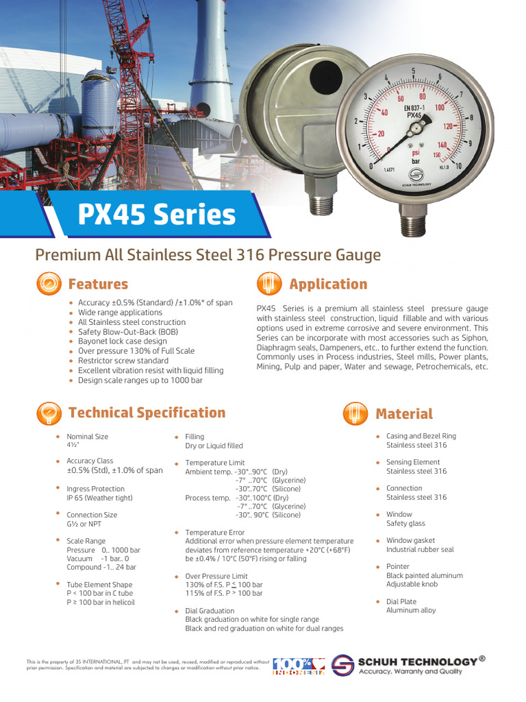 PX45 Series | PDF | Stainless Steel | Steel