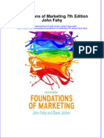 Metabook - 936download Ebook Foundations of Marketing 7Th Edition John Fahy Online PDF All Chapter