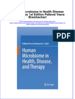Human Microbiome in Health Disease and Therapy 1St Edition Pallaval Veera Bramhachari Online Ebook Texxtbook Full Chapter PDF