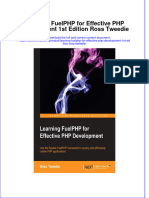 Ebook Learning Fuelphp For Effective PHP Development 1St Edition Ross Tweedie Online PDF All Chapter