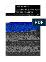 QUAY CLIP THEORY OF TRANSLATION AND INTERPRETATION 1