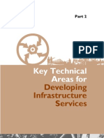 Key Technical Areas For: Developing Infrastructure Services