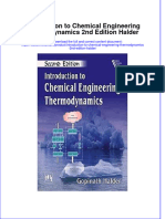 Ebook Introduction To Chemical Engineering Thermodynamics 2Nd Edition Halder Online PDF All Chapter