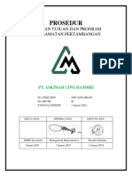 SOP-ACM-MR-Tujuan, Sasaran, Program K3