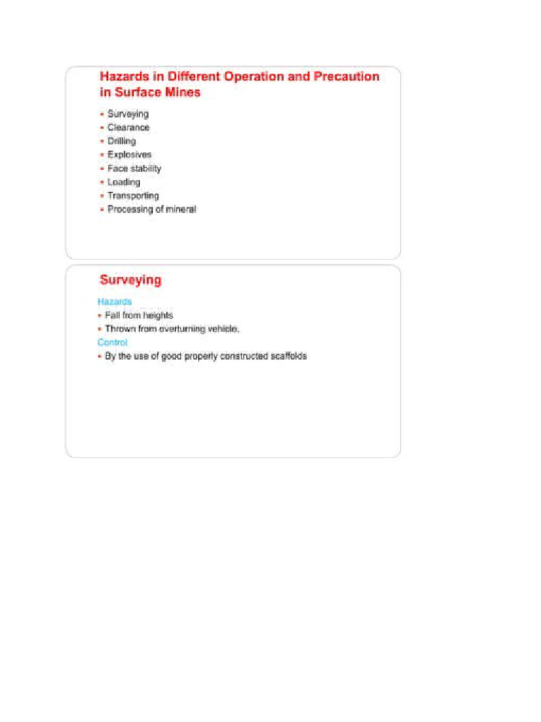 Hazard In Mining Operation Pdf