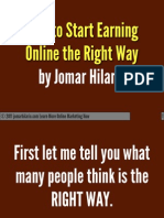 How to Earn Online Wrong and Right Ways by Jomar Hilario PDF