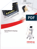 Mindray Synovent E3 Ventilator