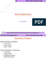 DS Lect 05 Stack Applications