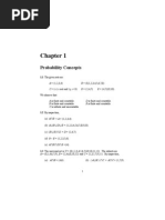 Probability Concepts: 1.1 The Given Sets Are