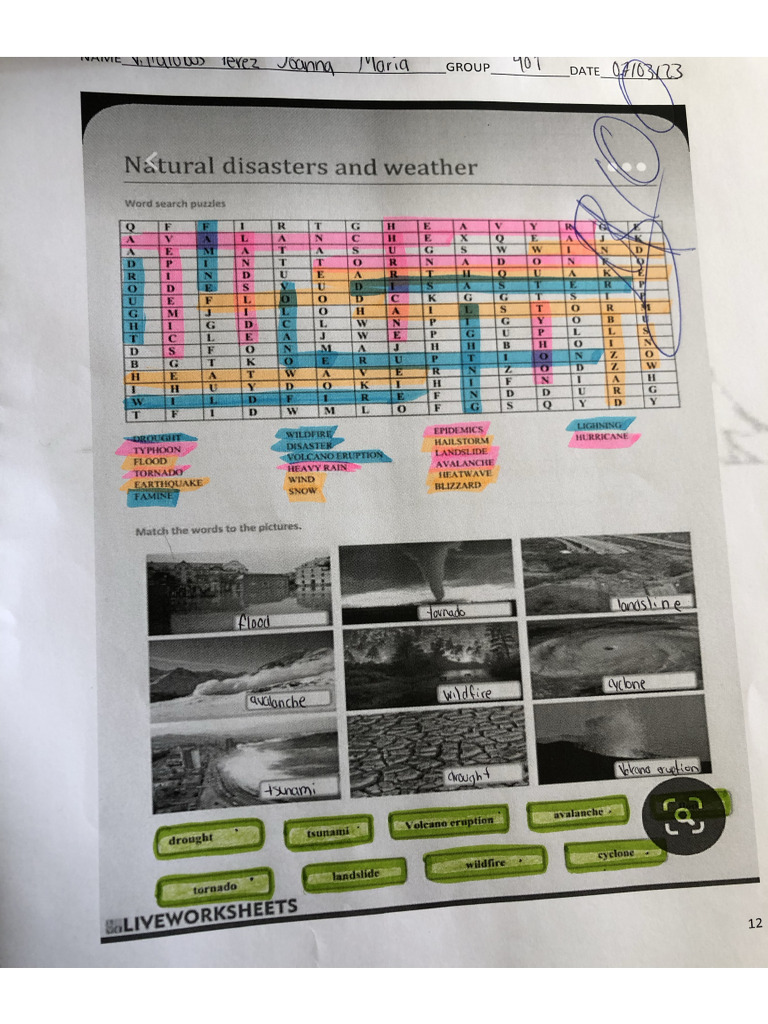 Natural Disasters Pdf