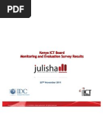 Download Julisha Kenya ICT Market Survey 2011 by ICT AUTHORITY SN73453205 doc pdf