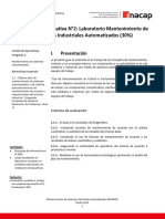 Evaluación N°2 Mantenimiento Sistemas Industriales