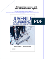 Juvenile Delinquency Causes and Control Sixth Edition Robert Agnew Online Ebook Texxtbook Full Chapter PDF