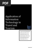 Application of Information Technology in Travel and Tourism