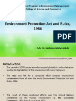 Environment Protection Act and Key Rules