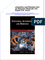 Industrial Automation and Robotics 2Nd Edition Jean Riescher Westcott A K Gupta S K Arora 2 Online Ebook Texxtbook Full Chapter PDF