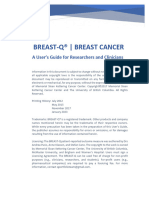 Breast Q Breast Cancer User Guide