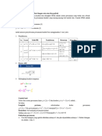 Pertidaksamaan Linear Dan Kuadrat Dengan Satu Atau Dua Peubah