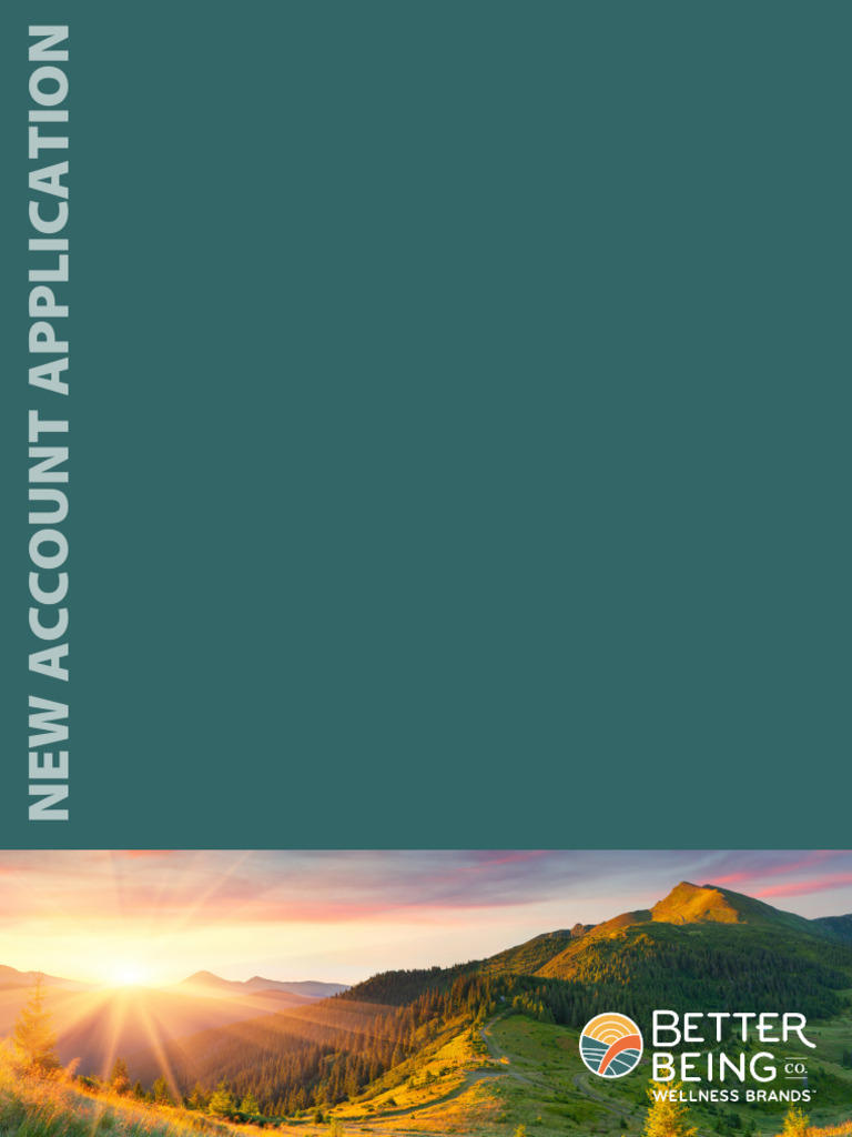 Better Being Co. New Account Form | PDF | Credit Card | Fee