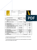 Yellow Color Data Sheet