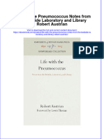 Life With The Pneumococcus Notes From The Bedside Laboratory and Library Robert Austrian Online Ebook Texxtbook Full Chapter PDF