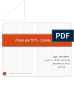 Quantum Dots by Jigar Chaudhary Roll No 6, 7th Sem