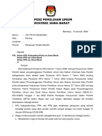 105 Ketua KPU KabKota - Pelayanan Pindah Memilih-Cap