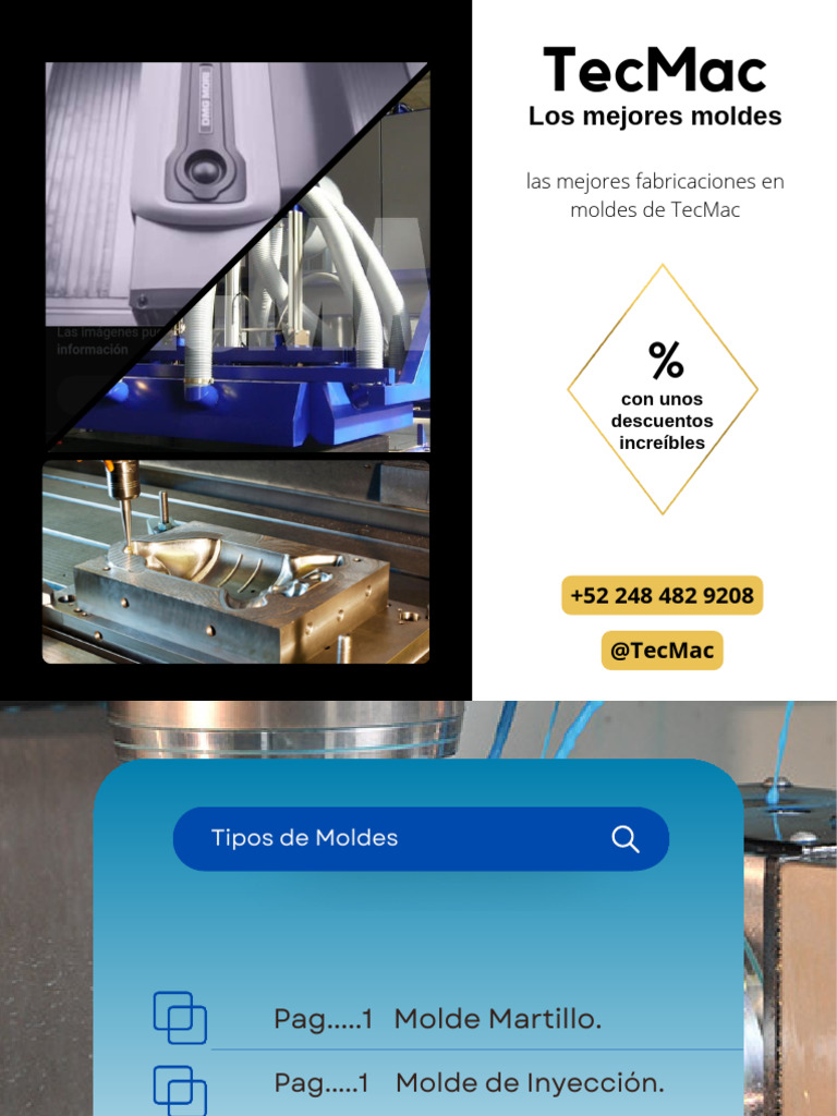 Moldes de TecMac: Variedad y Descuentos | PDF | Procesos industriales ...