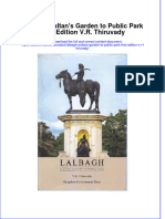 Lalbagh Sultans Garden To Public Park First Edition V R Thiruvady Online Ebook Texxtbook Full Chapter PDF