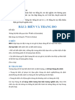 Bài 2: Biến Và Thang Đo