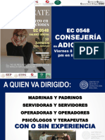 Consejeria en Adicciones 10 Semanas Viernes 8 Diciembre