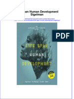 Ebook Life Span Human Development Sigelman Online PDF All Chapter