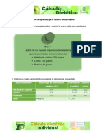 Actividad 5. Calculo Dietético