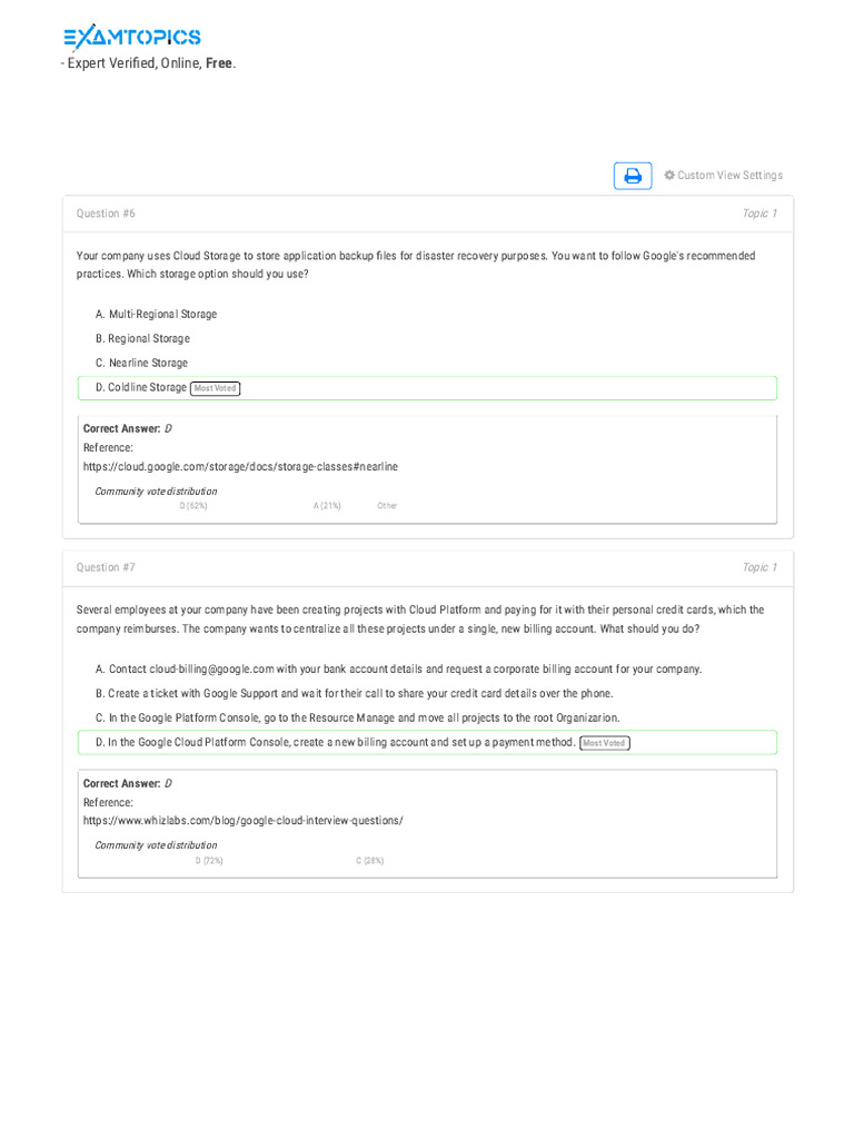 Google Cloud Associate Engineer Exam Guide | PDF | Cloud Computing | I ...
