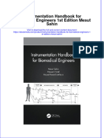 Instrumentation Handbook For Biomedical Engineers 1St Edition Mesut Sahin Online Ebook Texxtbook Full Chapter PDF