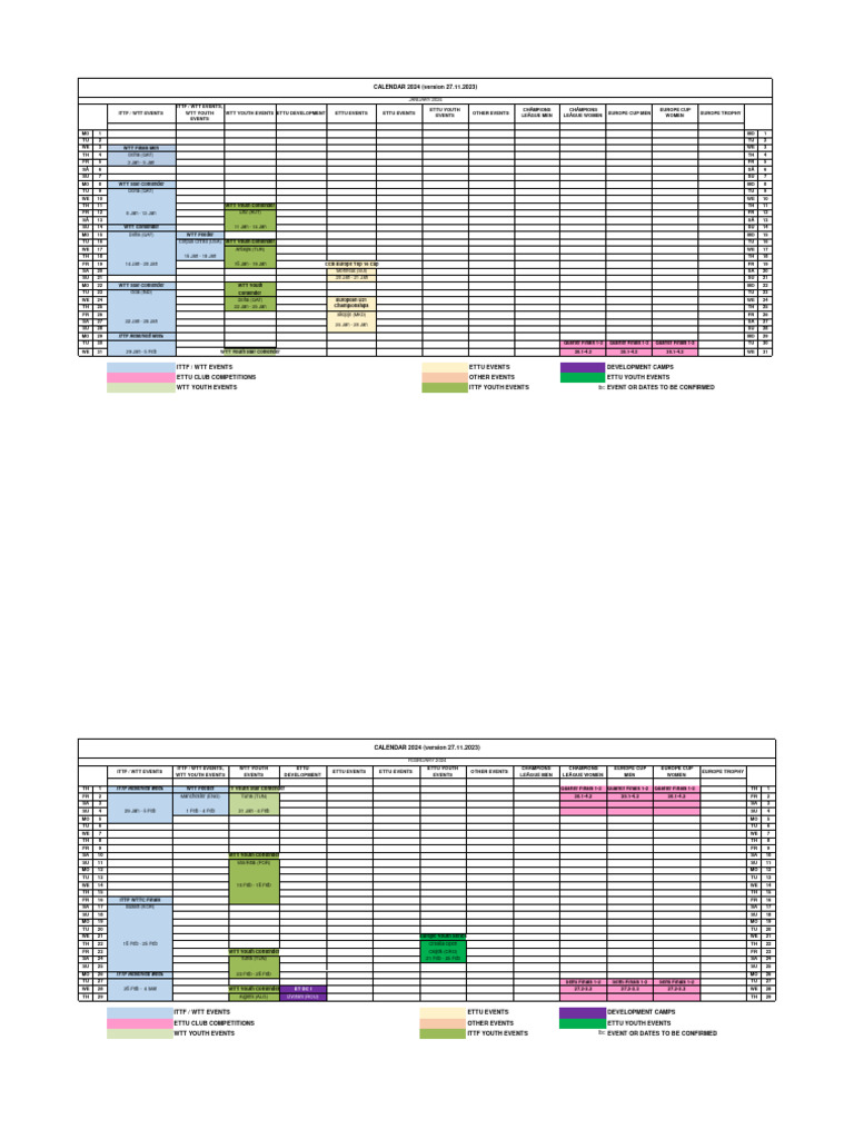 ETTUCALENDAR2024_v271123 PDF Indoor Sports Table Tennis