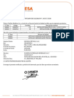 Certificados Materiales Drywall RF