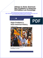 Major Problems in Asian American History Major Problems in American History 2Nd Edition Lon Kurashige Online Ebook Texxtbook Full Chapter PDF