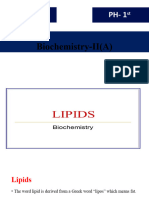 Chapter 4 Lipids (Part I)