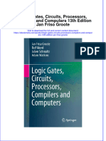 Ebook Logic Gates Circuits Processors Compilers and Computers 13Th Edition Jan Friso Groote Online PDF All Chapter