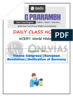 World History Part 2 - Daily Class Notes - UPSC Prarambh 2026