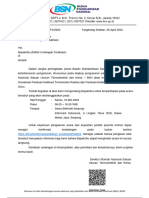 Surat Undangan Sosialisasi PK SNSU BSN - 16 Mei 2024