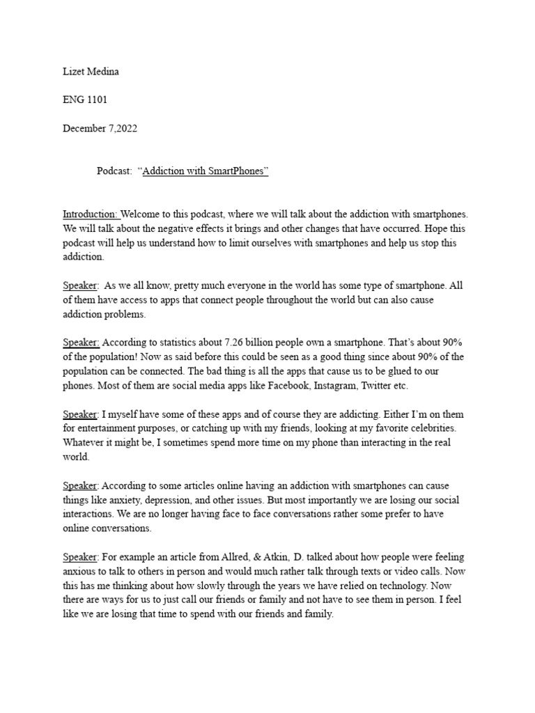 Unit 3 podcast script download free pdf smartphone social media