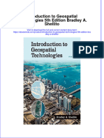 Introduction To Geospatial Technologies 5Th Edition Bradley A Shellito Online Ebook Texxtbook Full Chapter PDF